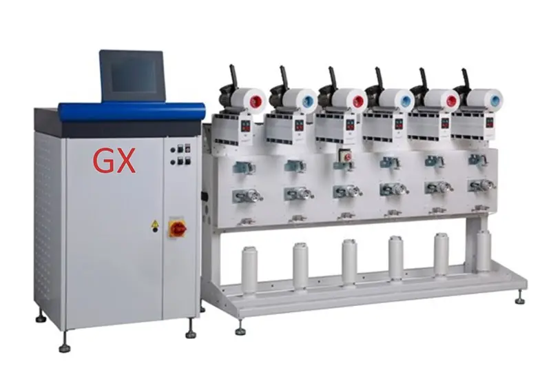 intelligent electronic yarn guide winding machine